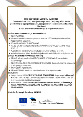 Leisi seeniorite suveülikool